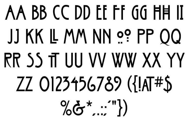American Horror Story Font Family Download