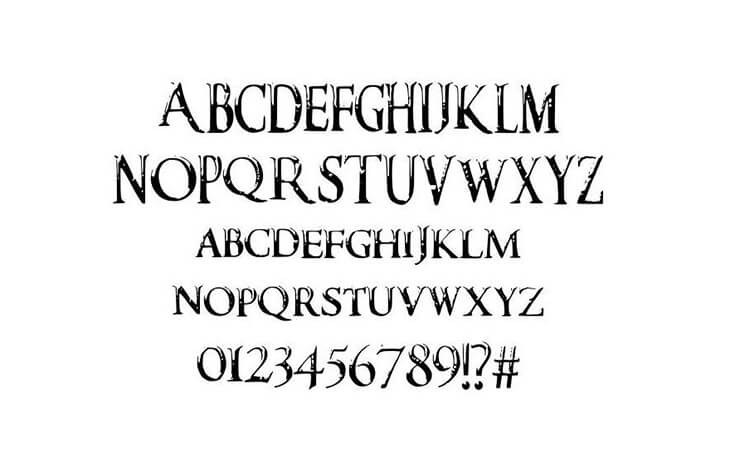 Darks Skyrim Font Family Download