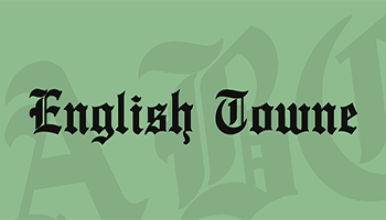 English Towne Font