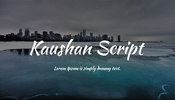 Kaushan Script Font