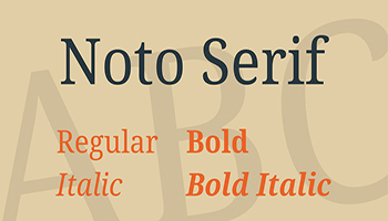 Noto Serif Font