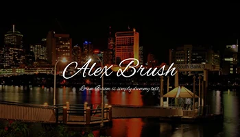 alex brush font