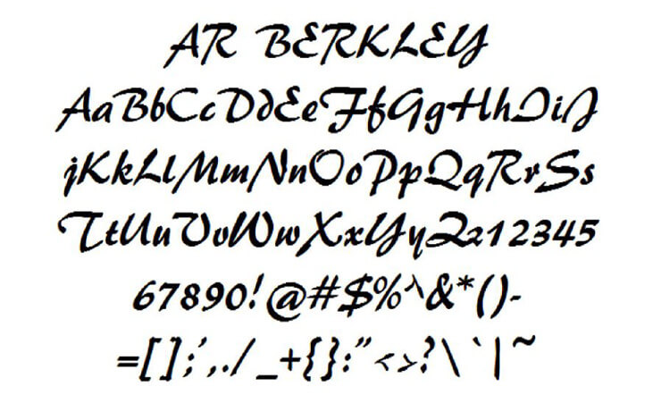 AR Berkley Font Family Download