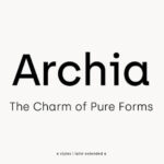Archia Font Family Free Download