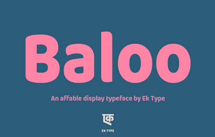 Baloo Font Family Free Download