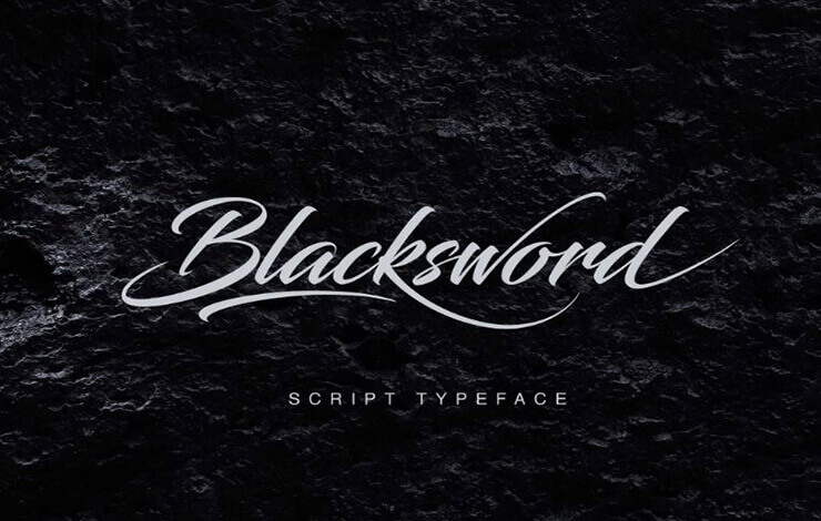 Blacksword Font Family Free Download
