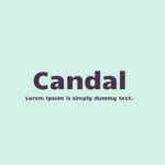 Candal Font Family Free Download
