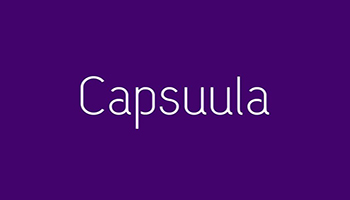 Capsuula Font