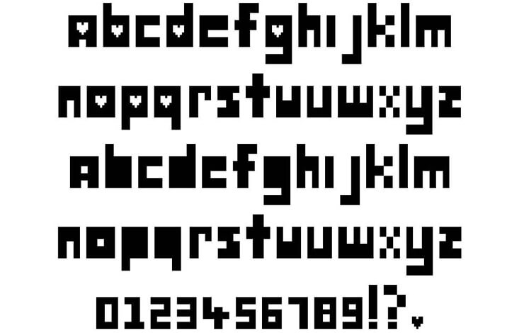 Deltarune Font Family Download