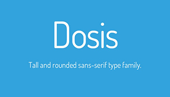 Dosis Font