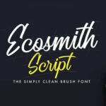 Ecosmith Script Font Family Free Download