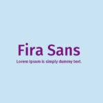 Fira Sans Font Free Download