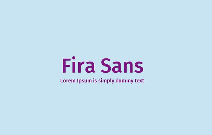 Fira Sans Font Free Download