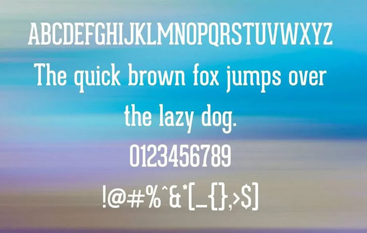 Geared Slab Font Family Download