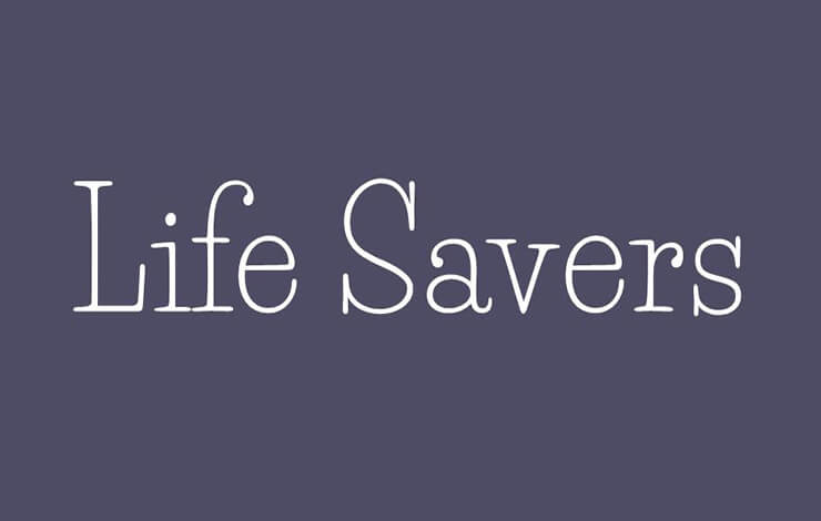 Life Savers Font Family Free Download