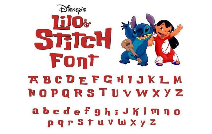 Lilo and Stitch Font Free Download