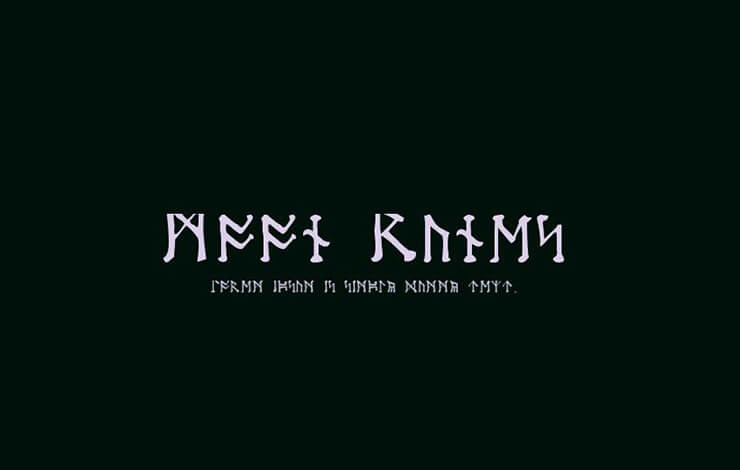 Moon Runes Font Family Free Download