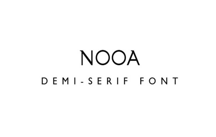 Nooa Font Family Free Download