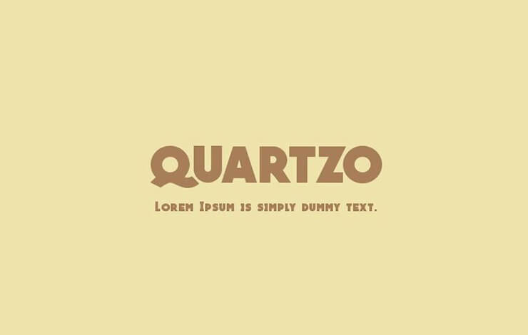 Quartzo Font Family Free Download