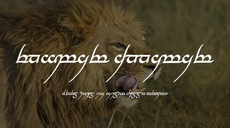 Tengwar Annatar Font