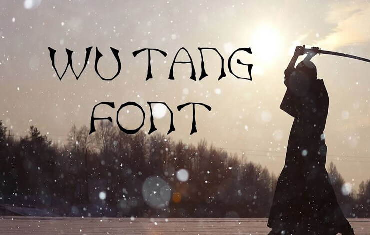 WU Tang Font Free Download