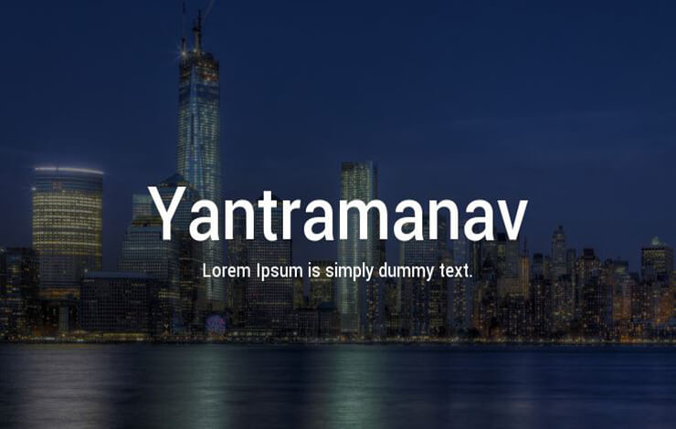 Yantramanav Font Family Free Download