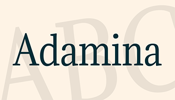 adamina font