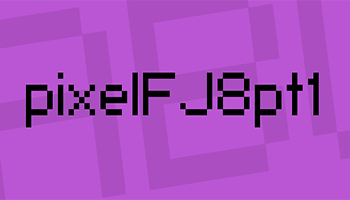 pixelFJ8pt1 Font