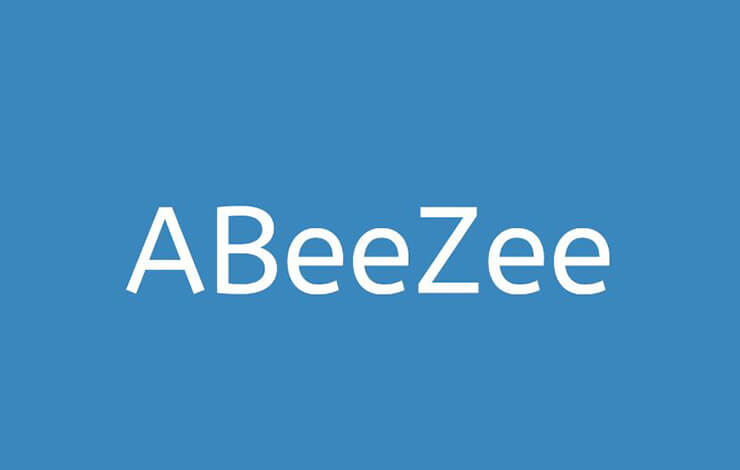 ABeeZee Font Family Free Download