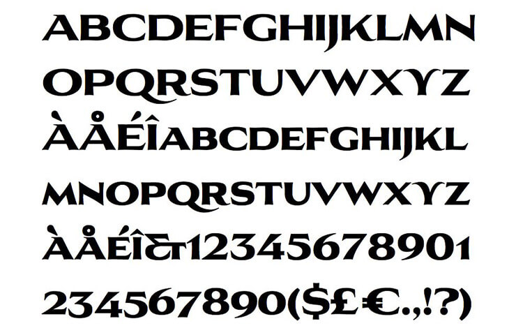 Avengers Infinity War Font Free Download
