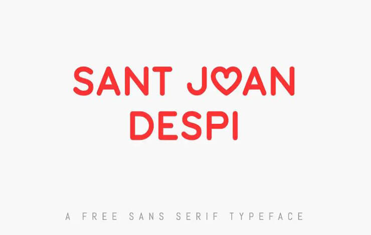 Sant Joan Despi Font Family Free Download
