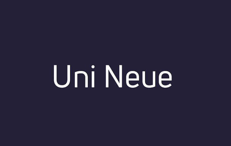 Uni Neue Font Family Free Download