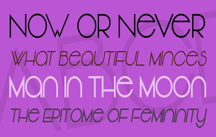 Vonique Font Family Download