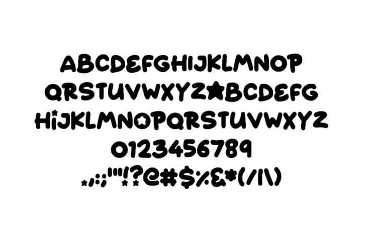 Starborn Font - Download Free Fonts