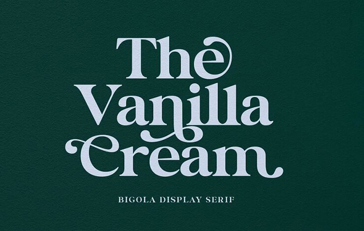 Bigola Display Font Family Download