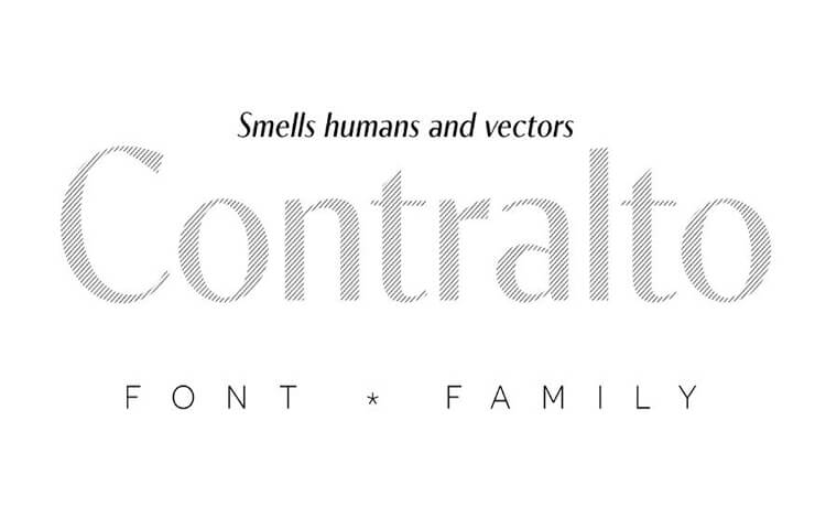 Contralto Font Family Free Download