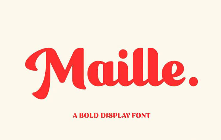 Maille Font Family Free Download
