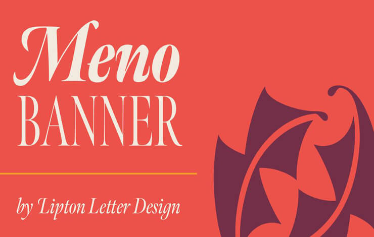 Meno Banner Font Family Free Download