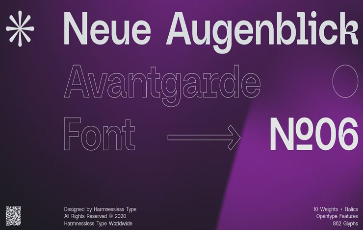 Neue Augenblick Font Family Free Download