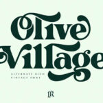 Olive Village Font Family Free Download