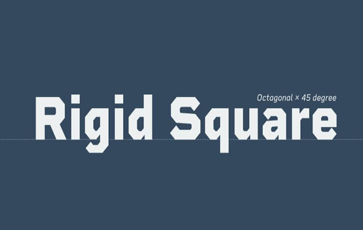 Rigid Square Font Family Free Download