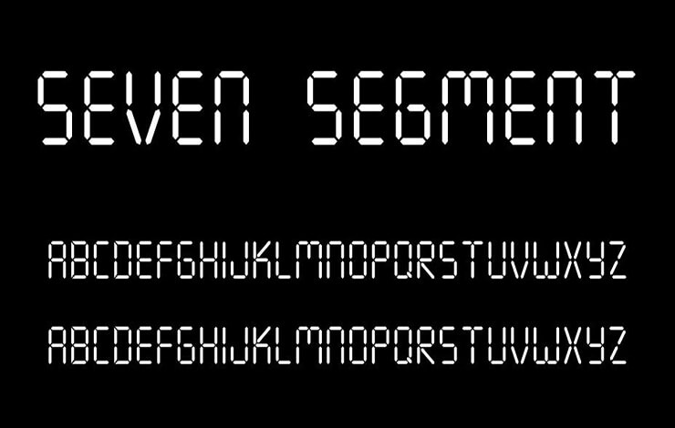 Seven Segment Font Free Download