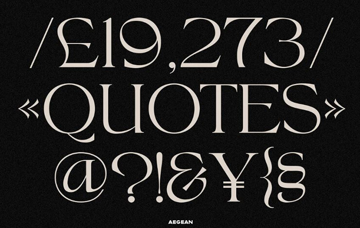 Tan Aegean Font Free Download