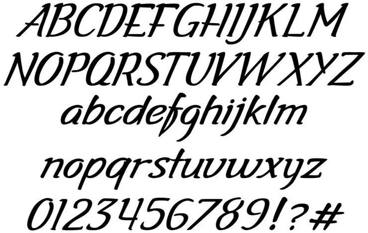 Zar2 Script Font Free Download - Font Sonic