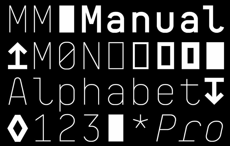 BB Manual Mono Pro Font Family Free Download
