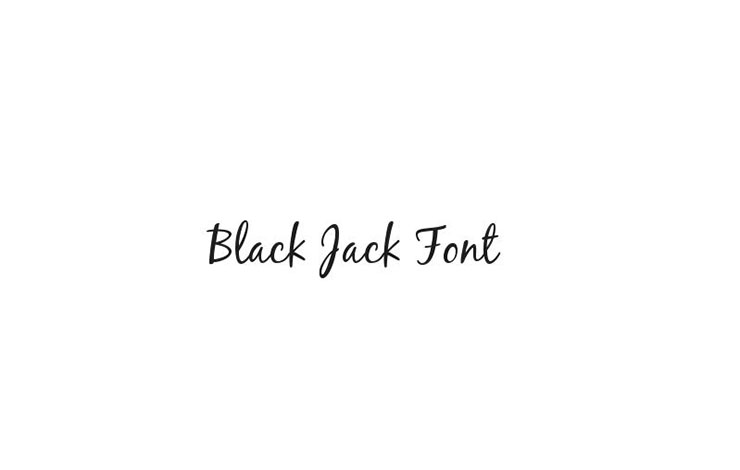 Blackjack Font Family Free Download