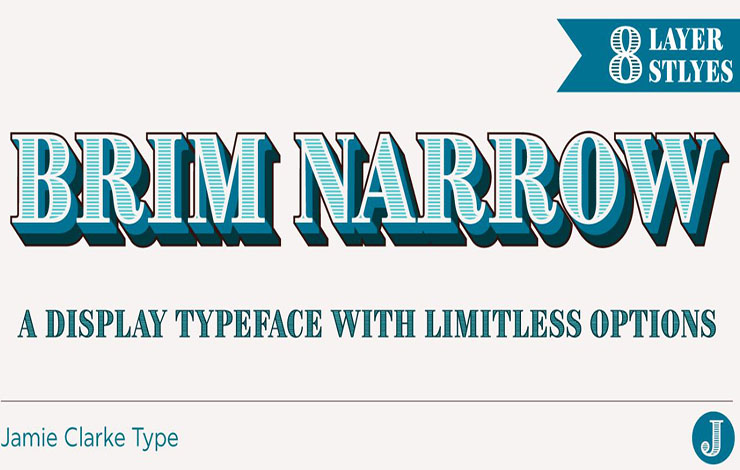 Brim Narrow Font Family Free Download