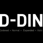 Din Font Family Free Download