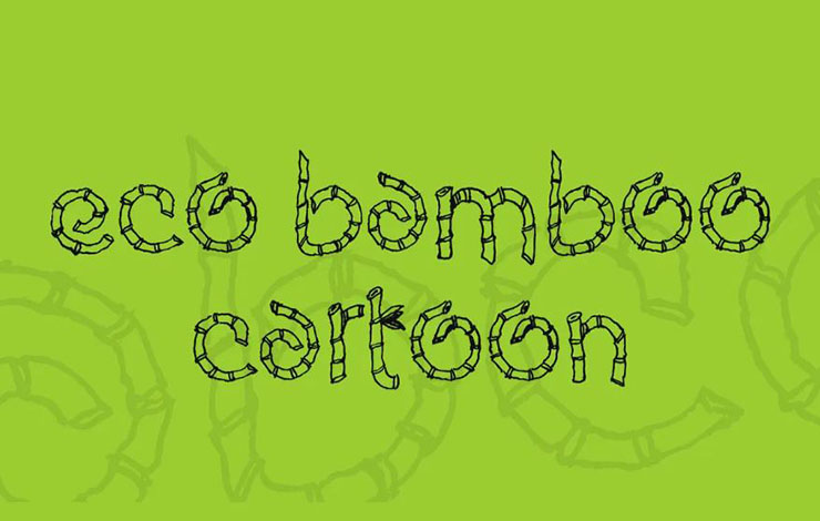 Eco Bamboo Cartoon Font Family Free Download