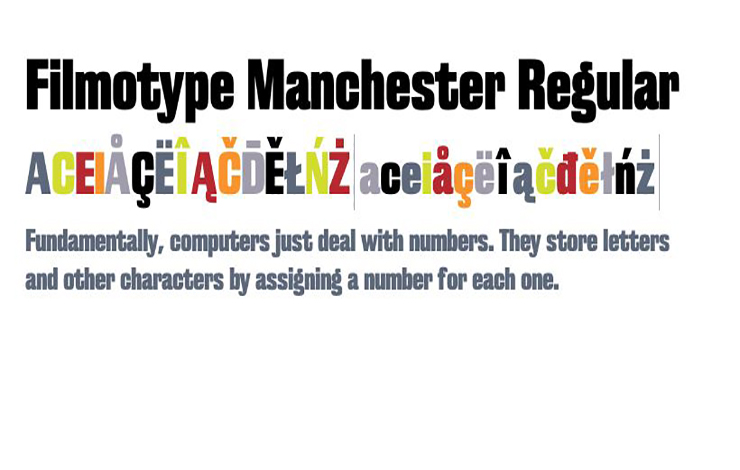 Filmotype Manchester Font Free Download